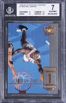 1999-00 Upper Deck Century Legends #1 Michael Jordan - BGS NEAR MINT 7